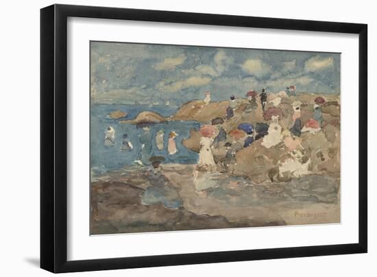 Revere Beach-Maurice Prendergast-Framed Giclee Print