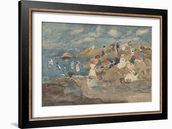 Revere Beach-Maurice Prendergast-Framed Giclee Print