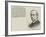 Reverend Dr E H Plumptre, New Dean of Wells-null-Framed Giclee Print