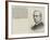 Reverend Dr E H Plumptre, New Dean of Wells-null-Framed Giclee Print