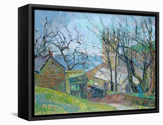 Reverend Hawker's Church at Morwenstow-Erin Townsend-Framed Premier Image Canvas