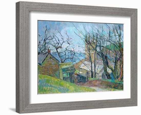 Reverend Hawker's Church at Morwenstow-Erin Townsend-Framed Giclee Print