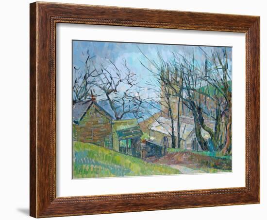 Reverend Hawker's Church at Morwenstow-Erin Townsend-Framed Giclee Print