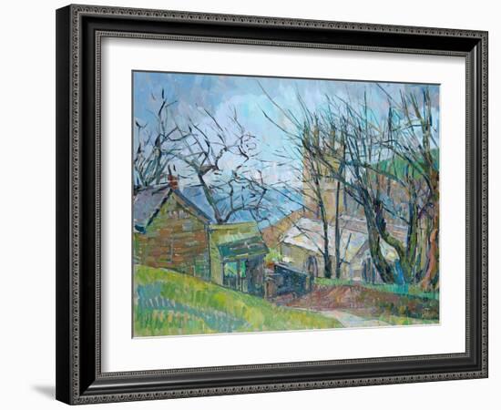 Reverend Hawker's Church at Morwenstow-Erin Townsend-Framed Giclee Print