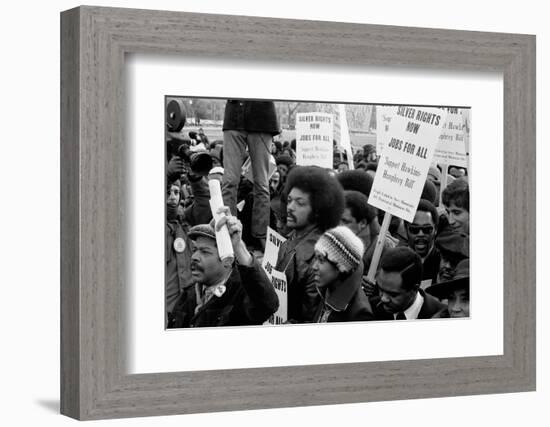 Reverend Jesse Jackson's march for jobs at the White House, 1975-Thomas J. O'halloran-Framed Photographic Print