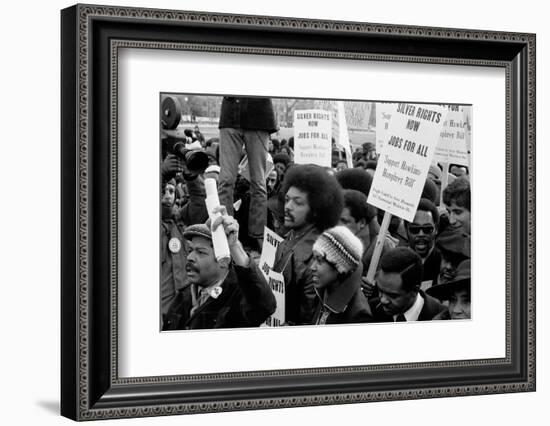 Reverend Jesse Jackson's march for jobs at the White House, 1975-Thomas J. O'halloran-Framed Photographic Print