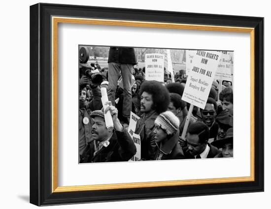 Reverend Jesse Jackson's march for jobs at the White House, 1975-Thomas J. O'halloran-Framed Photographic Print