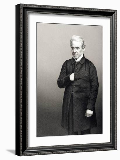 Reverend Thomas Dale (1797-1870) Engraved by D.J. Pound from a Photograph, from 'The Drawing-Room…-John Jabez Edwin Paisley Mayall-Framed Giclee Print