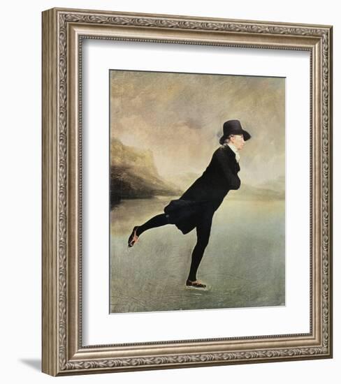 Reverend Walker Skating-Sir Henry Raeburn-Framed Art Print