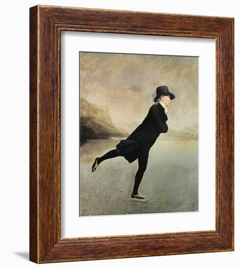 Reverend Walker Skating-Sir Henry Raeburn-Framed Art Print