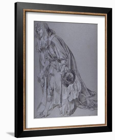 Reverent Figure-Sir Peter Lely-Framed Giclee Print