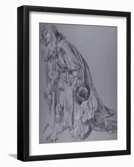 Reverent Figure-Sir Peter Lely-Framed Giclee Print