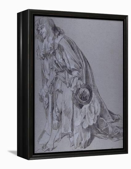 Reverent Figure-Sir Peter Lely-Framed Premier Image Canvas