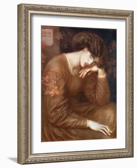 Reverie, 1868-Dante Gabriel Rossetti-Framed Giclee Print