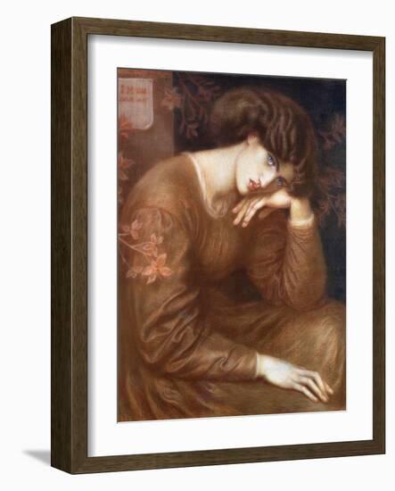 Reverie, 1868-Dante Gabriel Rossetti-Framed Giclee Print