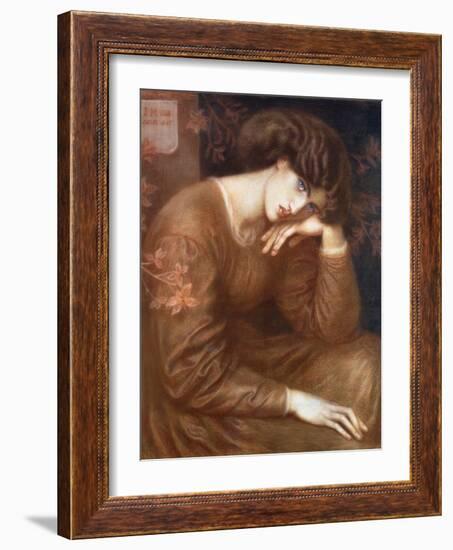 Reverie, 1868-Dante Gabriel Rossetti-Framed Giclee Print