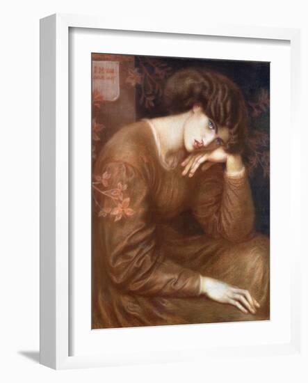 Reverie, 1868-Dante Gabriel Rossetti-Framed Giclee Print