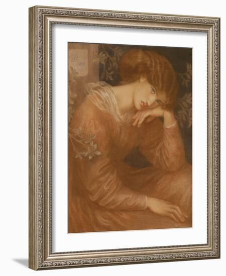 Reverie, 1868-Dante Gabriel Charles Rossetti-Framed Giclee Print