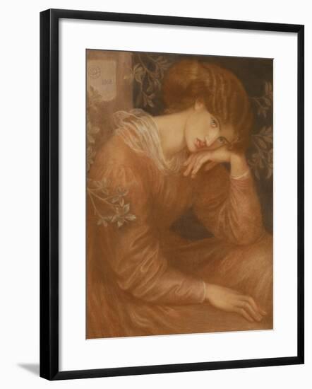 Reverie, 1868-Dante Gabriel Charles Rossetti-Framed Giclee Print