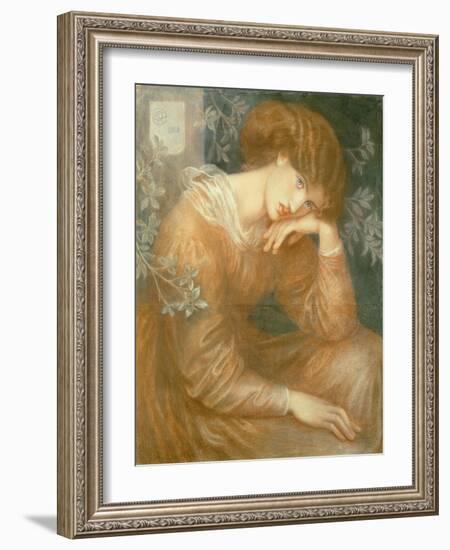 Reverie, 1868-Dante Gabriel Rossetti-Framed Giclee Print