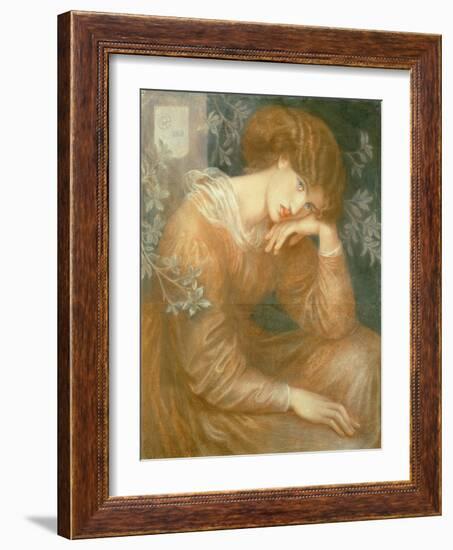 Reverie, 1868-Dante Gabriel Rossetti-Framed Giclee Print