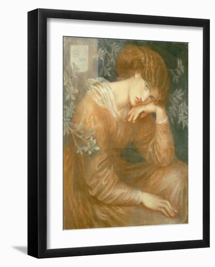 Reverie, 1868-Dante Gabriel Rossetti-Framed Giclee Print