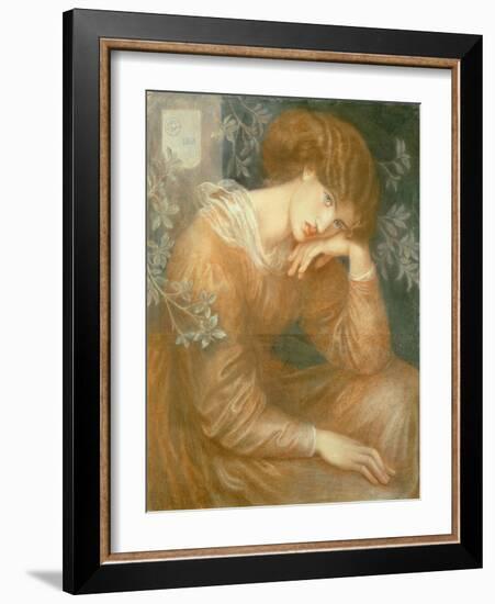 Reverie, 1868-Dante Gabriel Rossetti-Framed Giclee Print