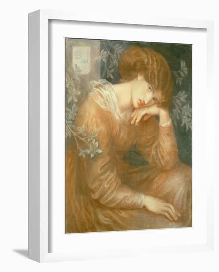 Reverie, 1868-Dante Gabriel Rossetti-Framed Giclee Print