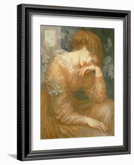 Reverie, 1868-Dante Gabriel Rossetti-Framed Giclee Print