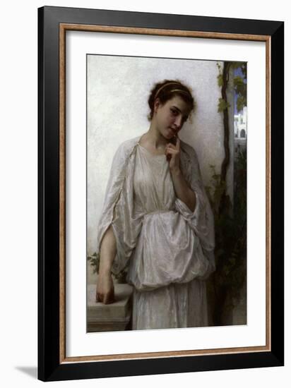 Reverie, 1894-William Adolphe Bouguereau-Framed Giclee Print