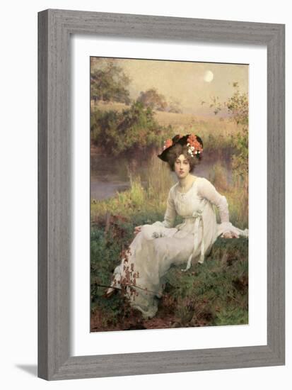 Reverie, 1899-Marcus Stone-Framed Giclee Print