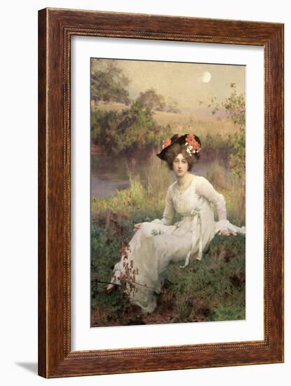 Reverie, 1899-Marcus Stone-Framed Giclee Print