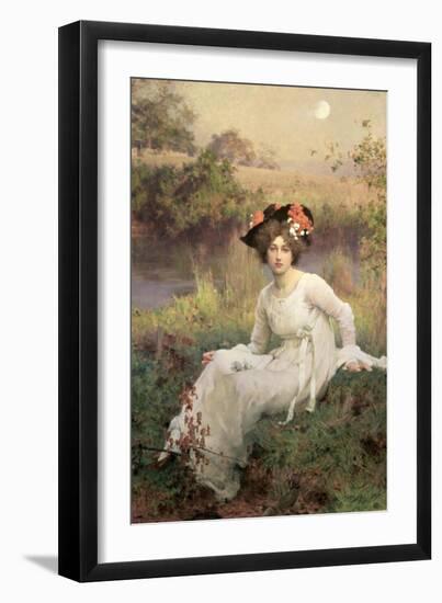 Reverie, 1899-Marcus Stone-Framed Giclee Print