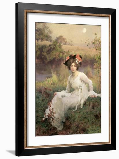 Reverie, 1899-Marcus Stone-Framed Giclee Print