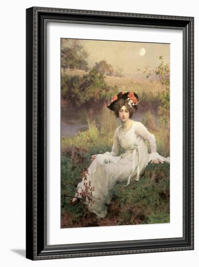 Reverie, 1899-Marcus Stone-Framed Giclee Print