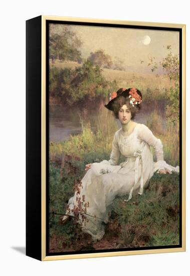 Reverie, 1899-Marcus Stone-Framed Premier Image Canvas