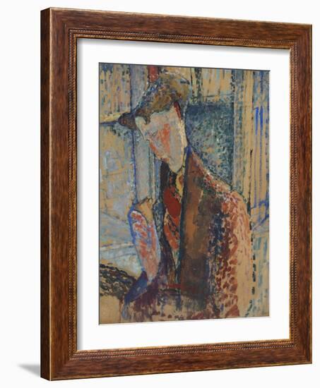 Reverie , 1914-Amedeo Modigliani-Framed Giclee Print