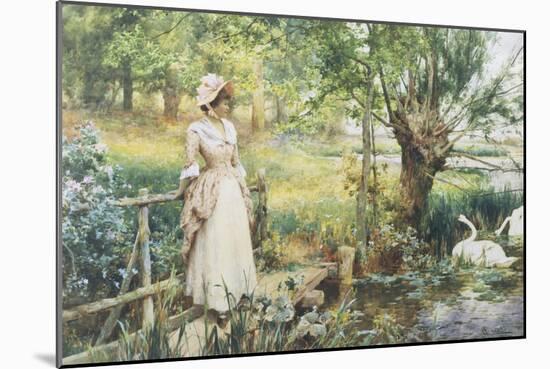 Reverie by the River-Alfred Augustus Glendenning-Mounted Giclee Print