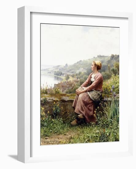 Reverie-Daniel Ridgway Knight-Framed Giclee Print