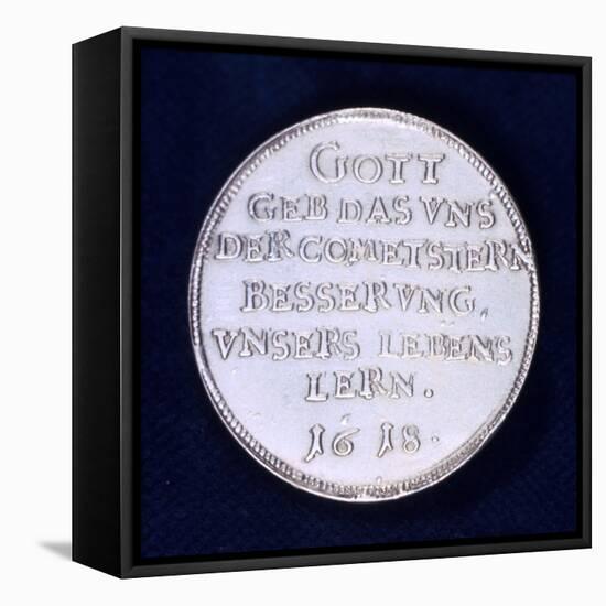 Reverse of a Medal Commemorating the Brilliant Comet of November 1618-null-Framed Premier Image Canvas