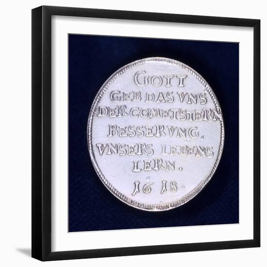 Reverse of a Medal Commemorating the Brilliant Comet of November 1618-null-Framed Photographic Print