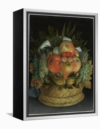 Reversible Anthropomorphic Portrait of a Man Composed of Fruit-Giuseppe Arcimboldo-Framed Premier Image Canvas