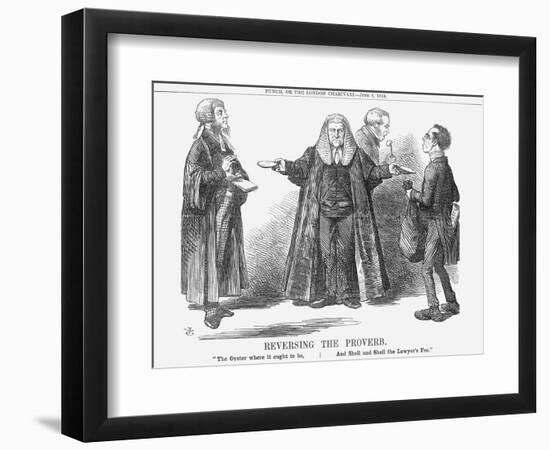 Reversing the Proverb, 1864-John Tenniel-Framed Giclee Print