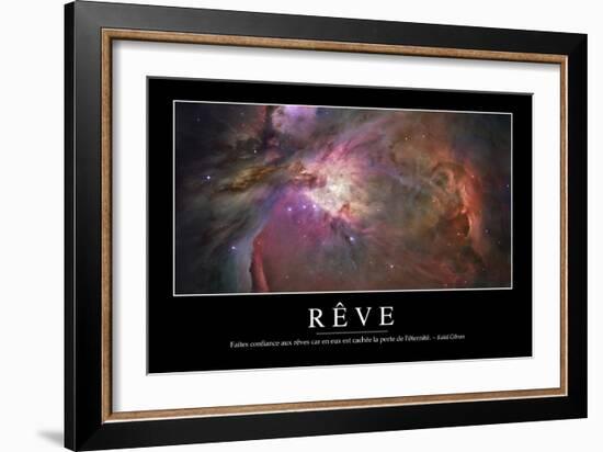 Rêves: Citation Et Affiche D'Inspiration Et Motivation-null-Framed Photographic Print