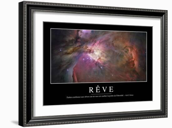 Rêves: Citation Et Affiche D'Inspiration Et Motivation-null-Framed Photographic Print