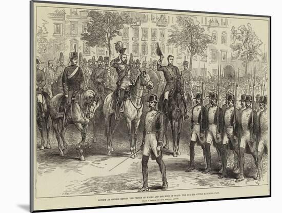 Review at Madrid before the Prince of Wales and the King of Spain, the Guardia Civile Marching Past-Arthur Hopkins-Mounted Giclee Print