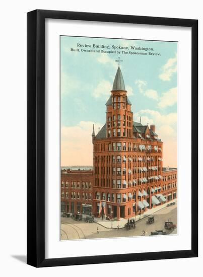 Review Building, Spokane, Washington-null-Framed Art Print