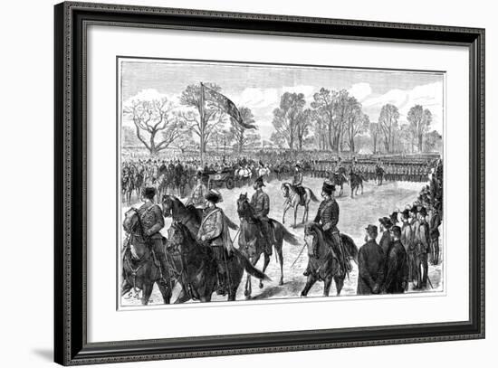 Review in Windsor Great Park of the Troops from the Ashanti War, 1900-G Durand-Framed Giclee Print