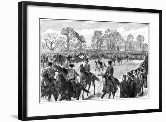 Review in Windsor Great Park of the Troops from the Ashanti War, 1900-G Durand-Framed Giclee Print