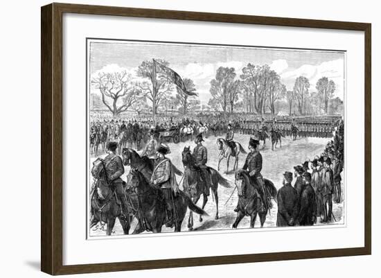 Review in Windsor Great Park of the Troops from the Ashanti War, 1900-G Durand-Framed Giclee Print